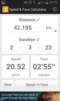 Speed & Pace Calculator android App screenshot 7